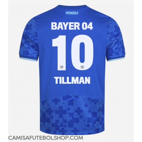 Camisa de time de futebol Bayer Leverkusen Malik Tillman #10 Replicas 3º Equipamento 2025-26 Manga Curta
